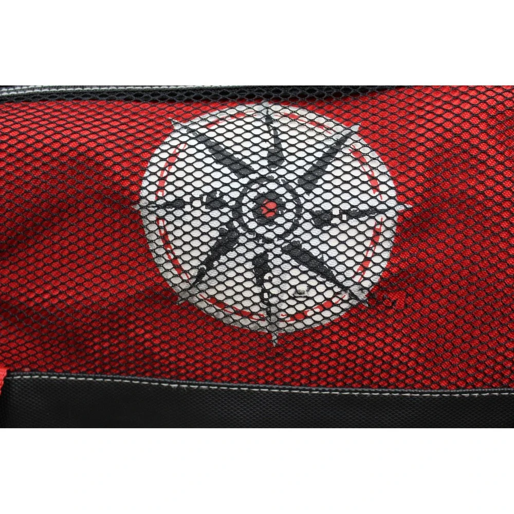 Marlboro Duffel Bag Lg Black Red Compass Travel Weekend Gym Sport Shoulder Bag